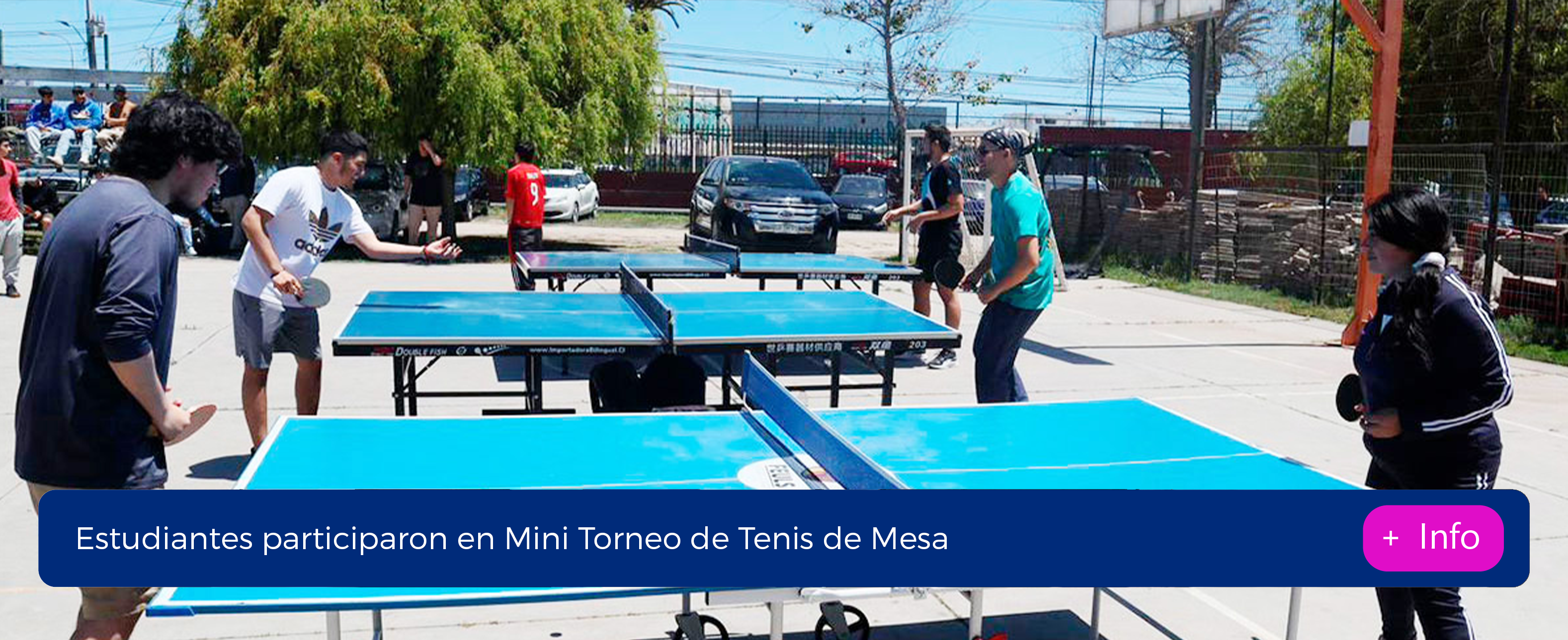 Estudiantes participaron en Mini Torneo de Tenis de Mesa